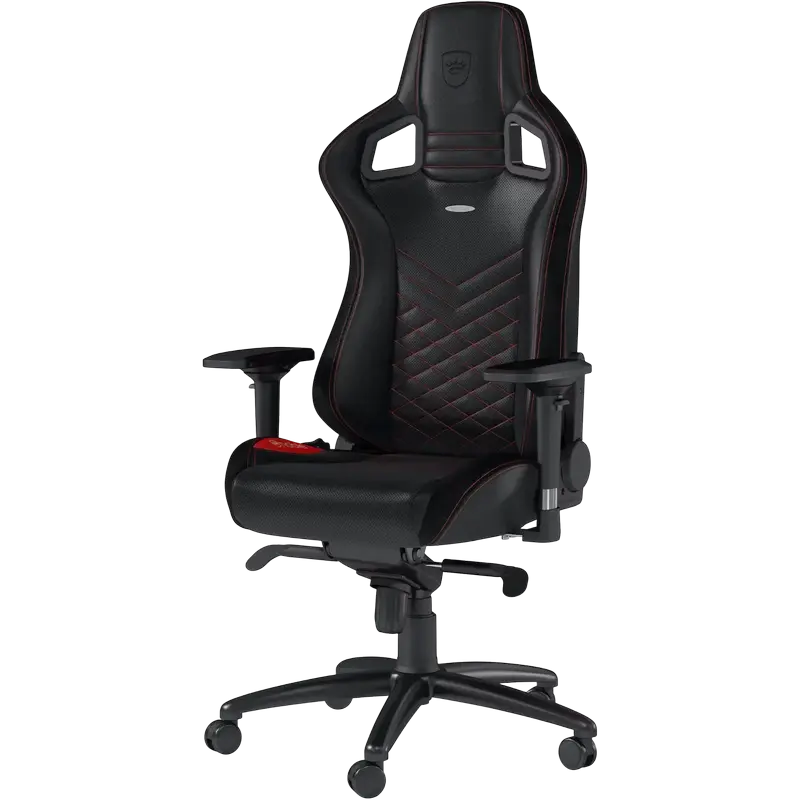 Scaun Gaming Noblechairs Epic PU Piele Negru/Rosu