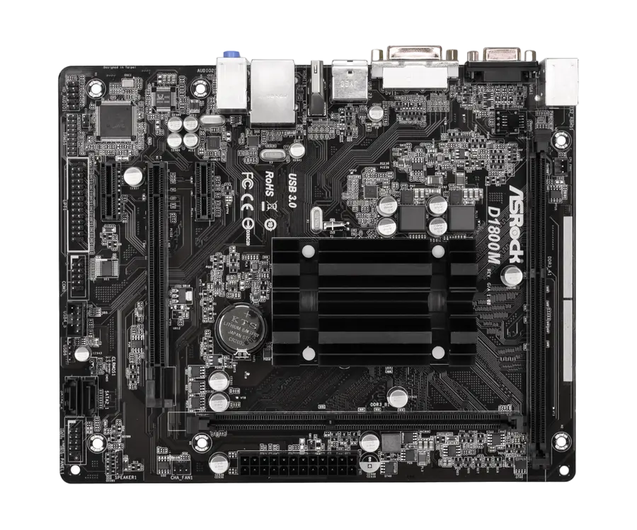 Материнская плата ASRock D1800M Micro-ATX