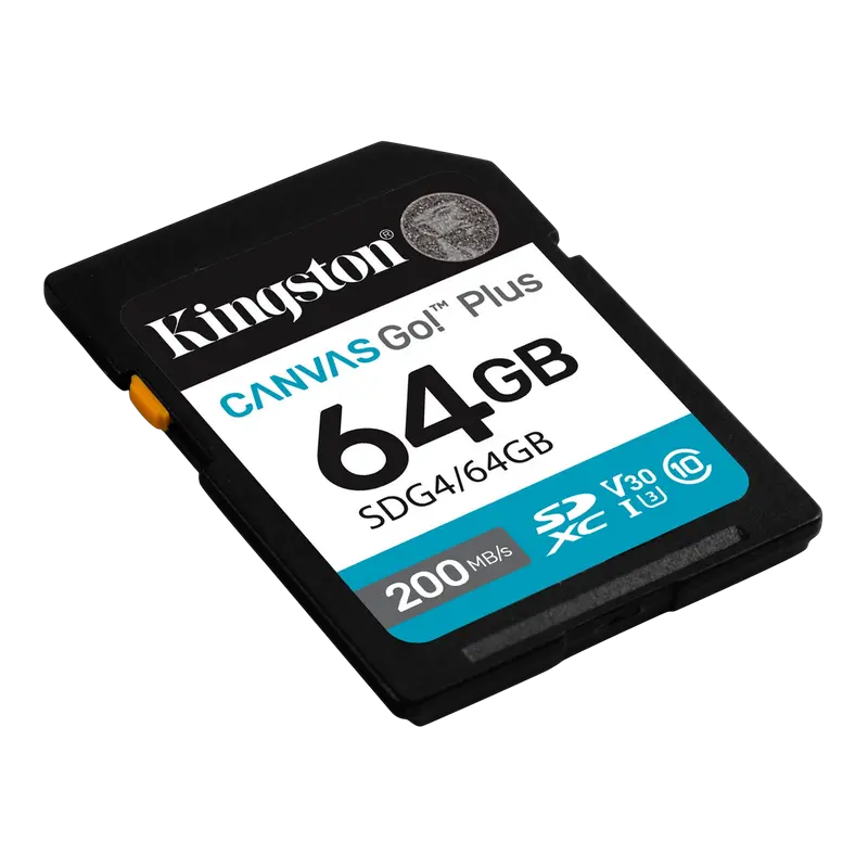 Карта памяти Kingston Canvas Go Plus Gen4 64ГБ