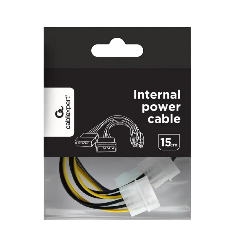 Cablu intern de alimentare Cablexpert CC-PSU-6 Negru