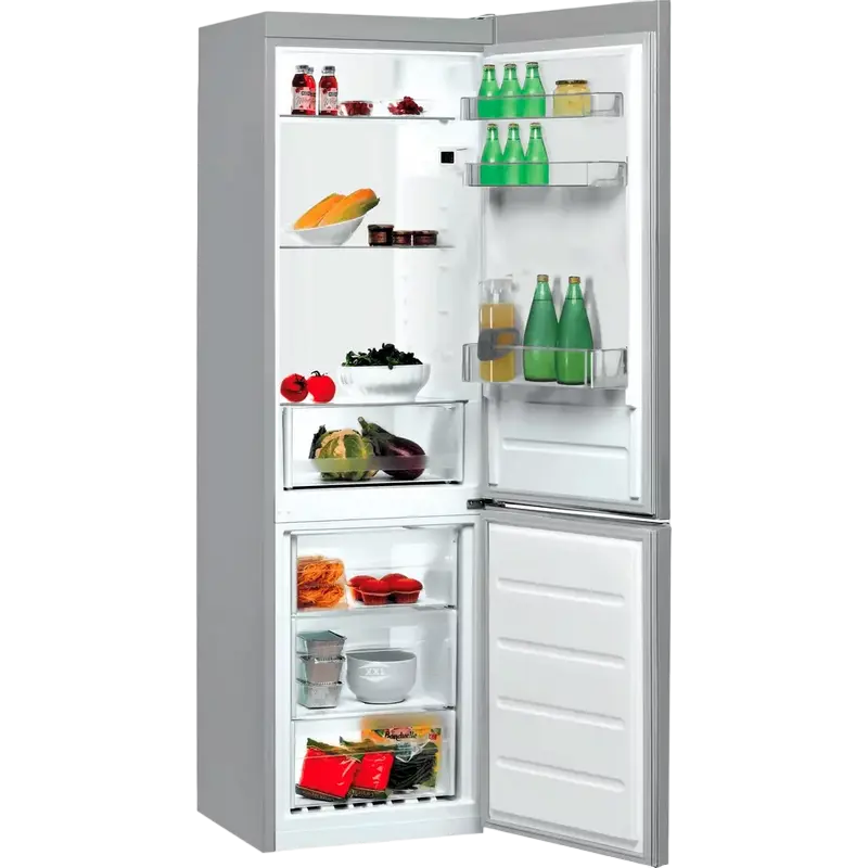 Frigider Indesit LI7 S1E S Argintiu