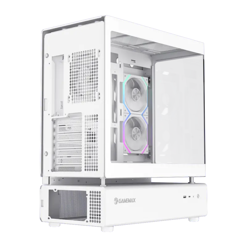 Carcasă PC Gamemax N80 WH Midi-Tower Alb