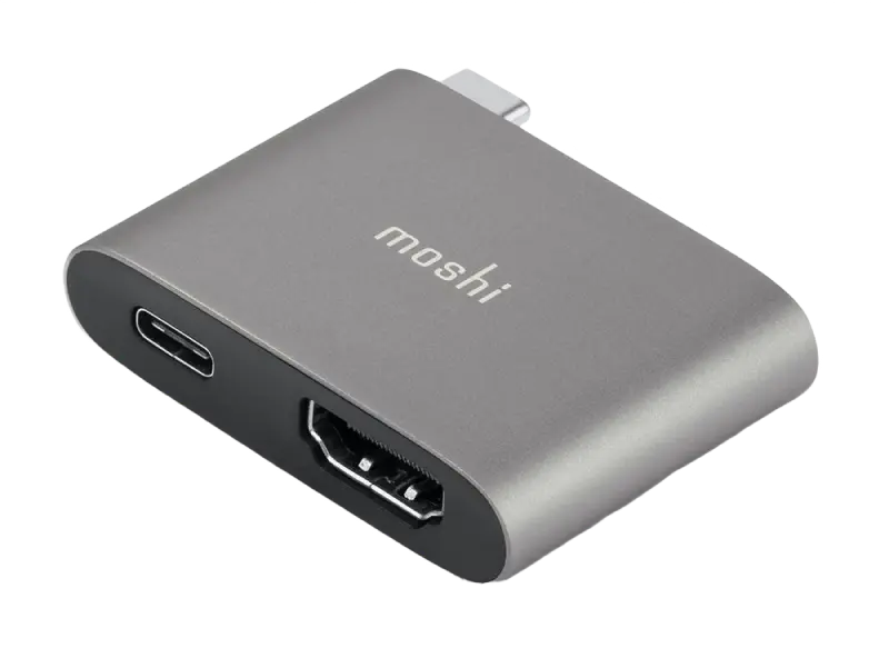 Adaptor Video Moshi USB-C to HDMI Adapter with Charging Argintiu