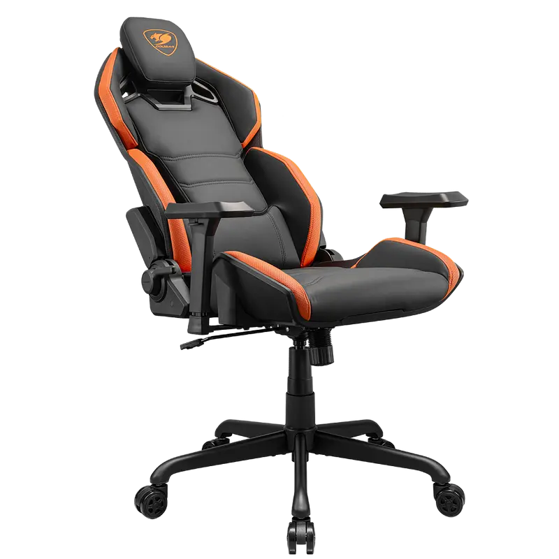 Игровое кресло Cougar Hotrod Искусственная кожа Черный | Оранжевый