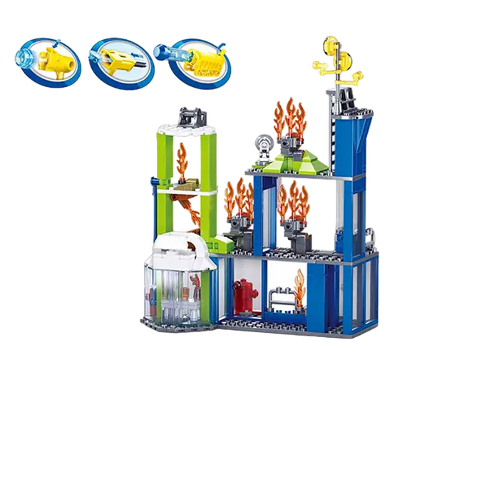 Конструктор Sluban Fire - Fighting Training Center Разноцветный