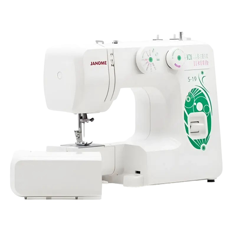 Швейная машина JANOME S-19 White Green