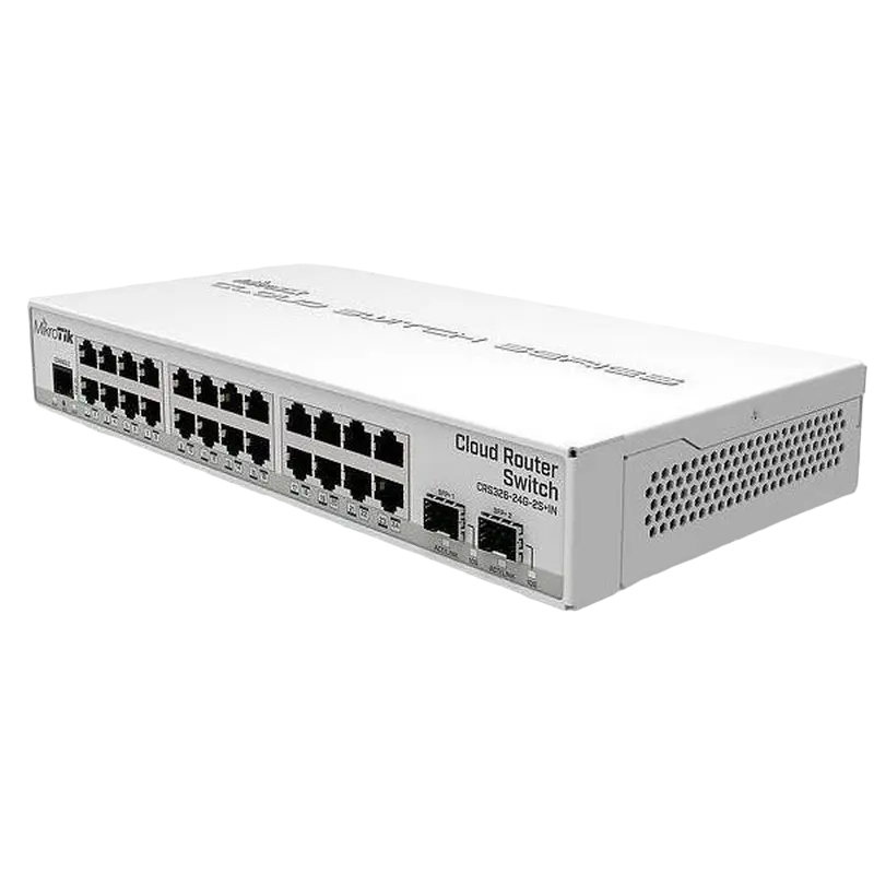 Коммутатор маршрутизатора MikroTik CRS326-24G-2S+IN Белый