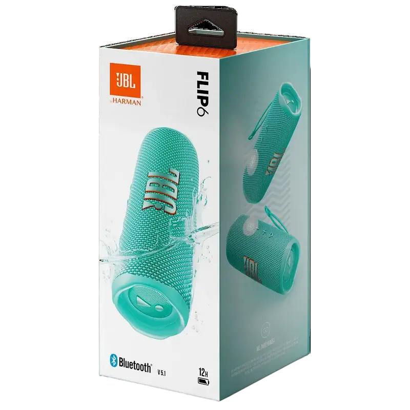 Портативная колонка JBL Flip 6 Бирюзовый