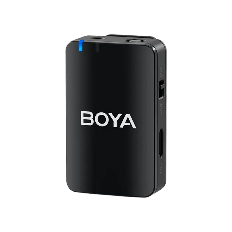 Портативный записывающий микрофон Boya Boyamic 3in1 Беспроводной Черный