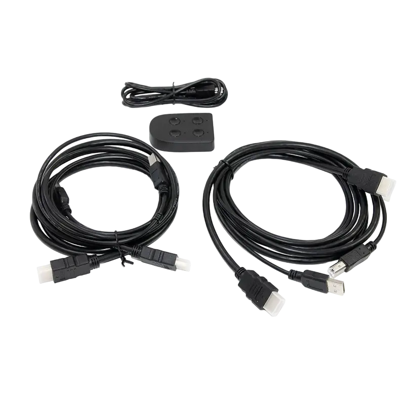 KVM Переключатель D-Link DKVM-410H/A2A Черный