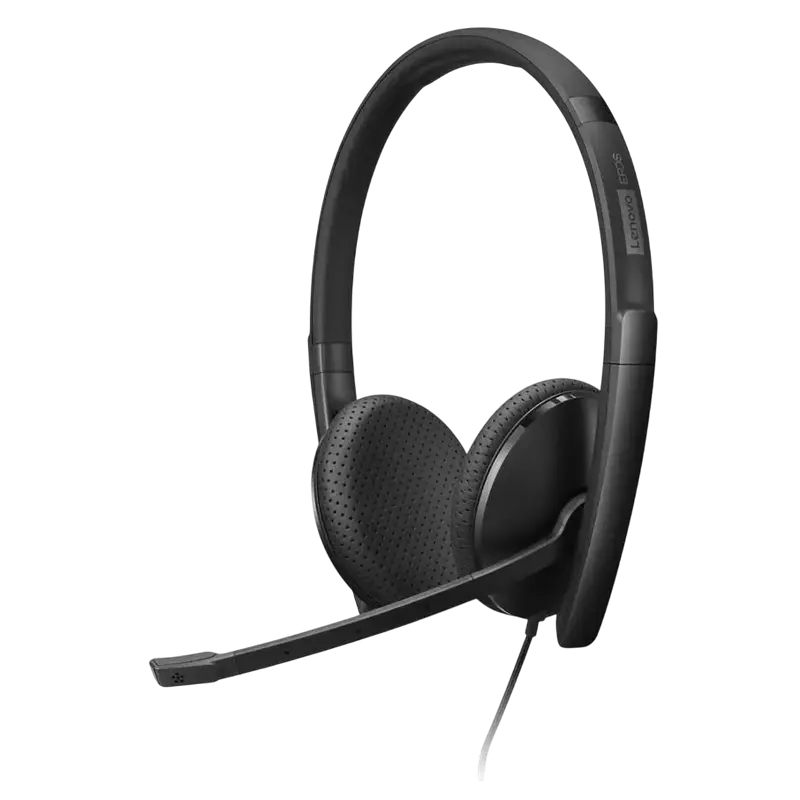 Наушники Lenovo VoIP Teams Wired Чёрный