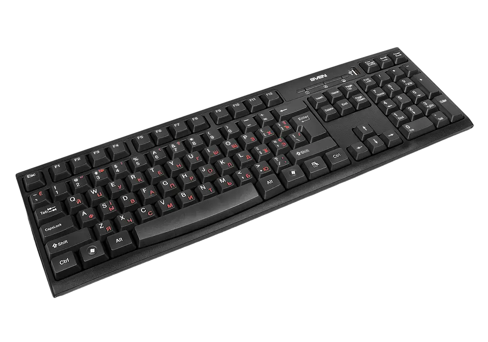 Клавиатура SVEN Standard 304 Мембрана Черный