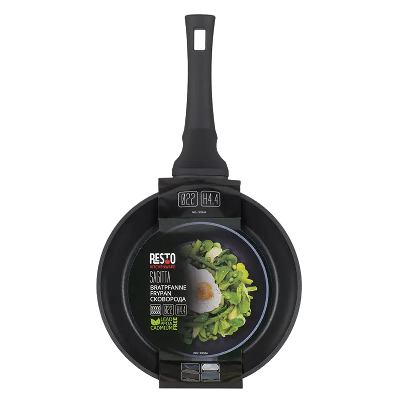Сковорода RESTO Sagitta SAGITTA Чёрный