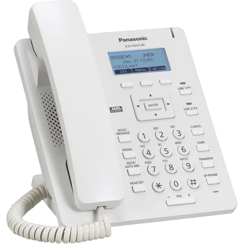 IP Телефон Panasonic KX-HDV130 Белый