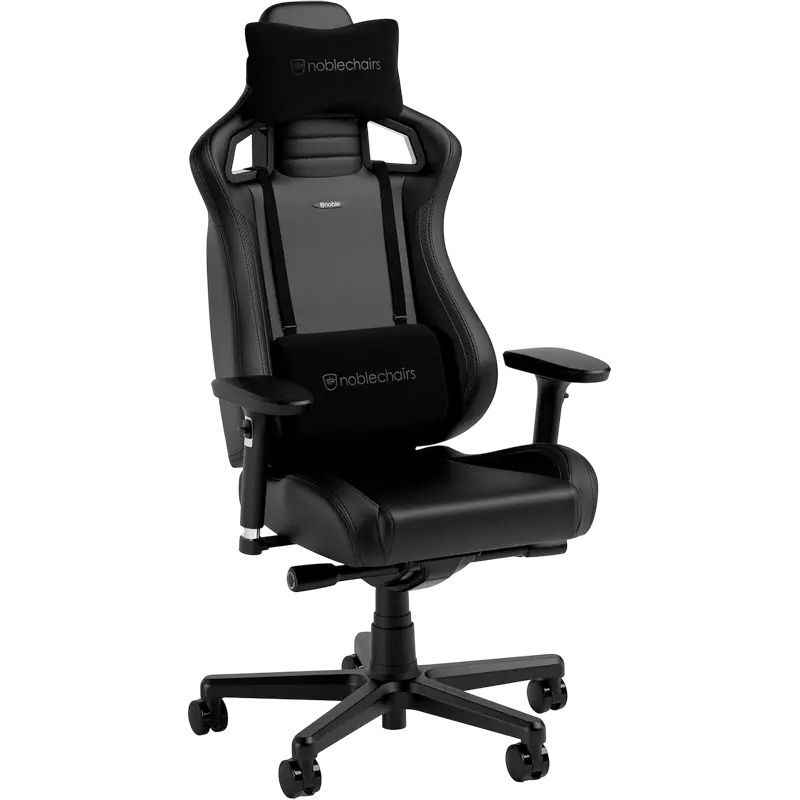 Игровое кресло Noblechairs Epic Compact Искусственная кожа Чёрный