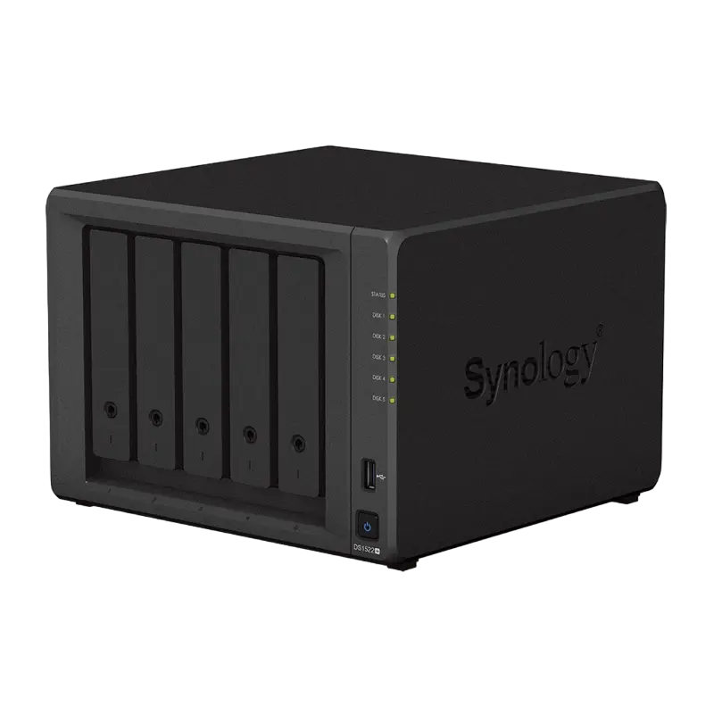 Сетевое хранилище SYNOLOGY DS1522+ Черный
