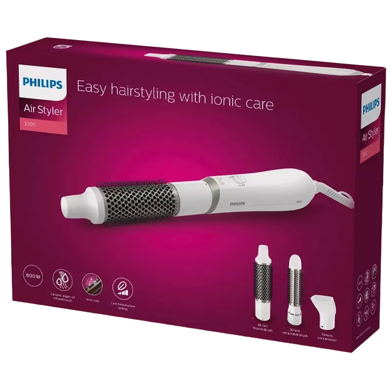 Фен-щётка Philips 3000 Series Белый