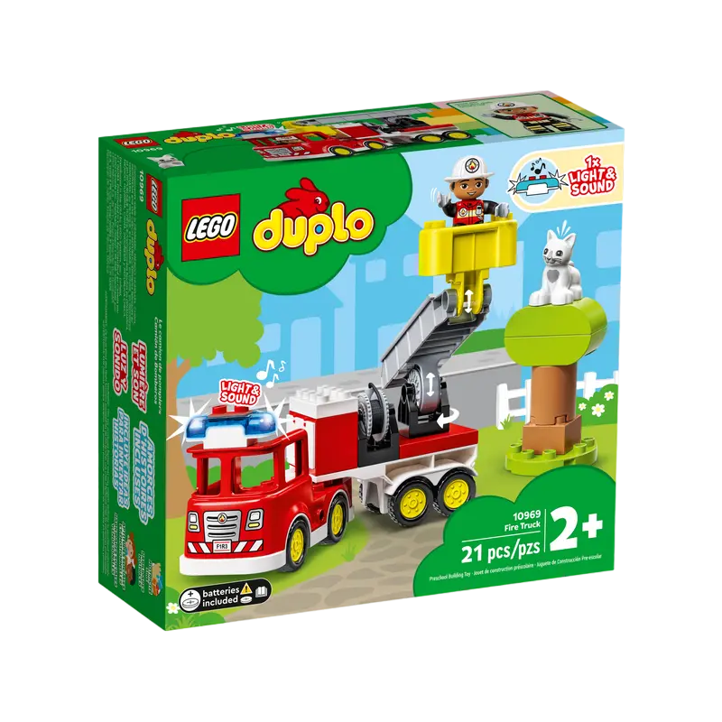 Конструктор LEGO Fire Truck with Water Spraying Разноцветный