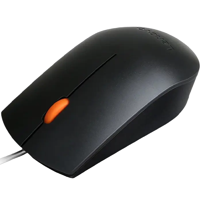Мышь Lenovo 300 Проводное Чёрный