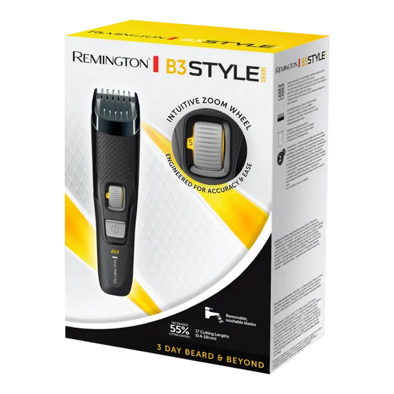 Trimmer pentru bărbați Remington Style Series B3 Negru