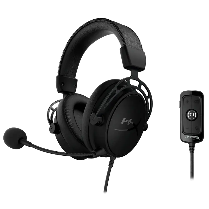 Căști HyperX Cloud Alpha S Negru