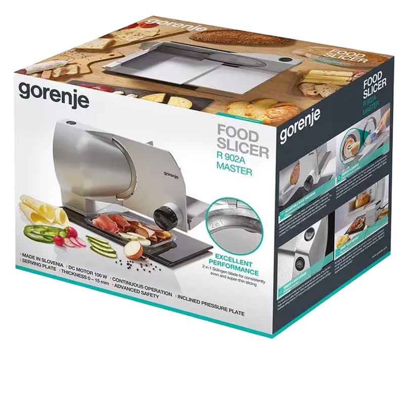 Ломтерезка Gorenje R902A Нержавеющая сталь
