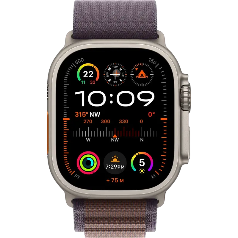 Ceas inteligent Apple Watch Ultra 2 Titanium | Indigo