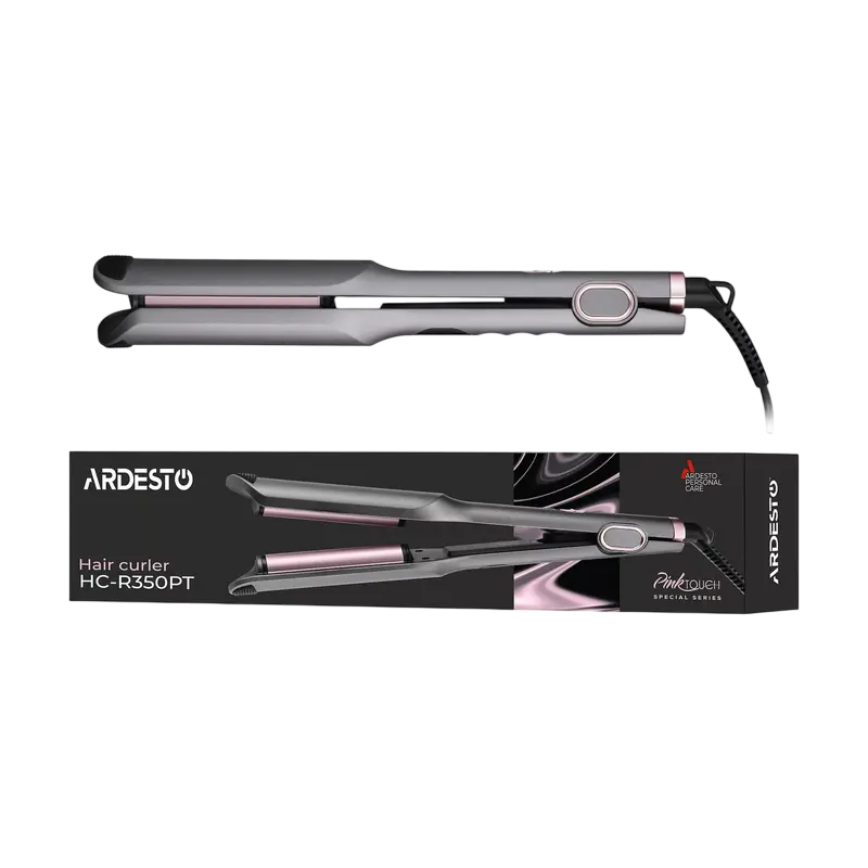Плойка Ardesto HC-R350PT Серый | Розовый