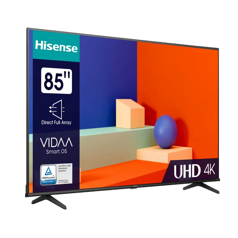 85" LED SMART Телевизор Hisense 85A6K Черный