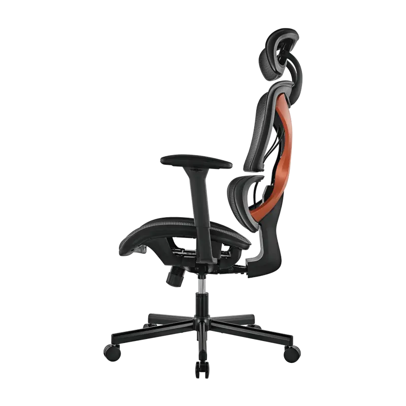 Офисное кресло Lumi CH05-31 Ткань Черный | Оранжевый