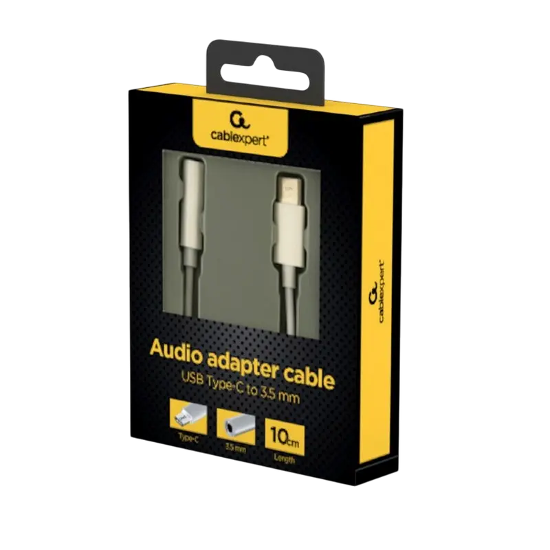 Аудио адаптер Cablexpert A-CM-3.5F-01 Белый