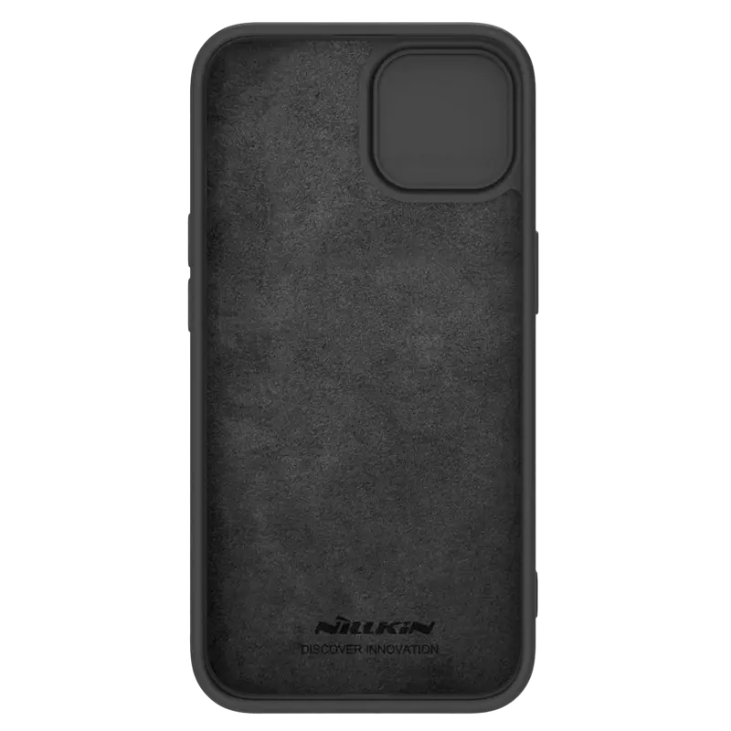 Чехол Nillkin Apple iPhone 15 Plus CamShield Silky Silicone CamShield Silky Elegant Black