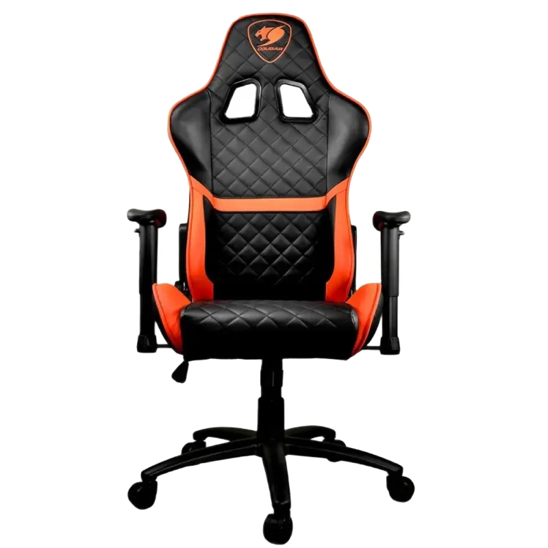 Игровое кресло Cougar Armor One ПВХ Кожа Черный/Оранжевый