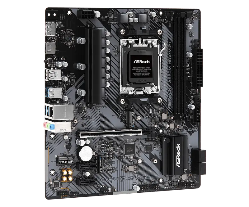 Материнская плата ASRock A620M-HDV/M.2+ AM5 Micro-ATX