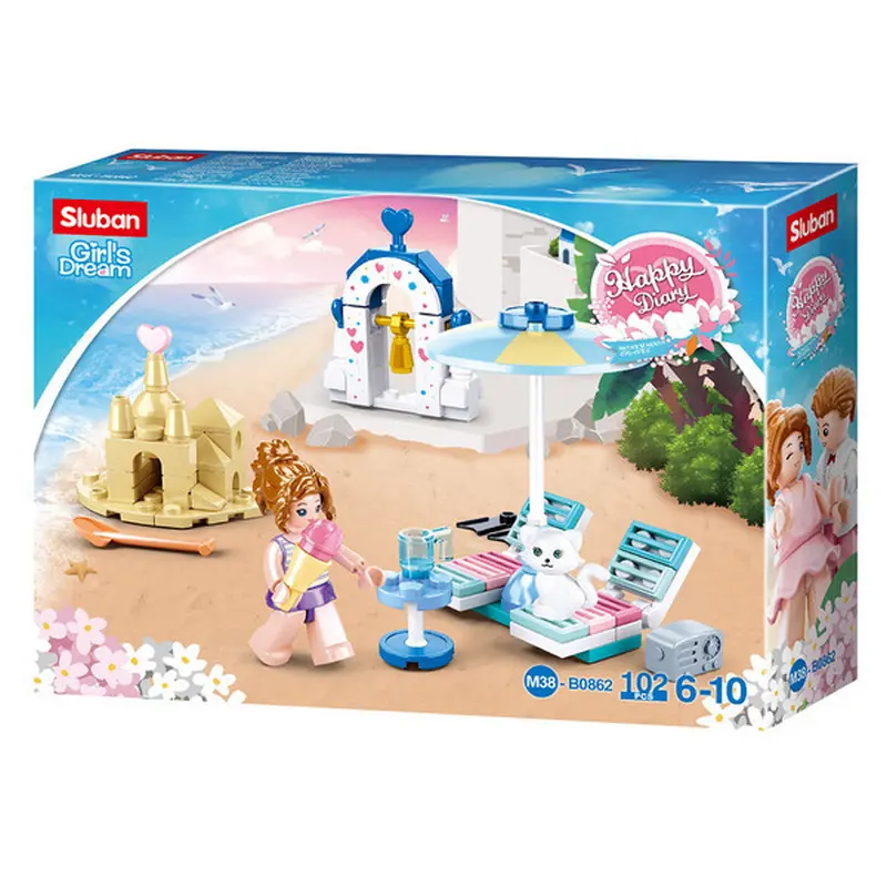 Конструктор Sluban Girls Dream - Paradise Beach Разноцветный