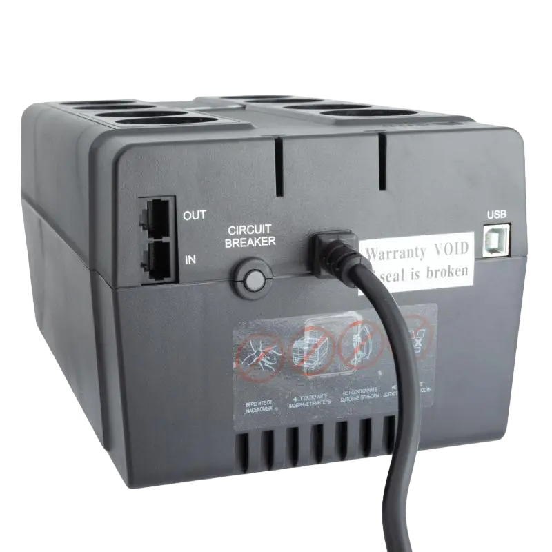 Источник бесперебойного питания PCM CUB-850E Черный