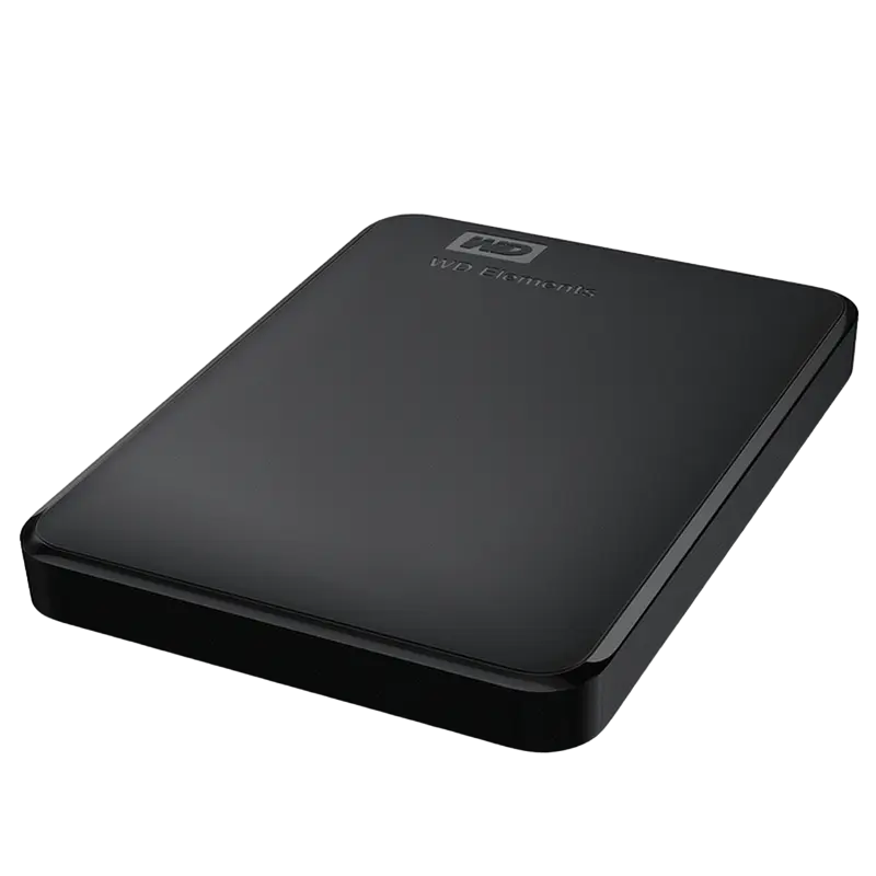 Внешний портативный жесткий диск Western Digital WD Elements 4 ТБ Чёрный