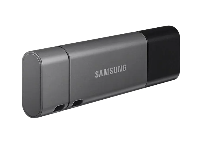 USB Flash накопитель Samsung DUO Plus 64ГБ Черный/Серый