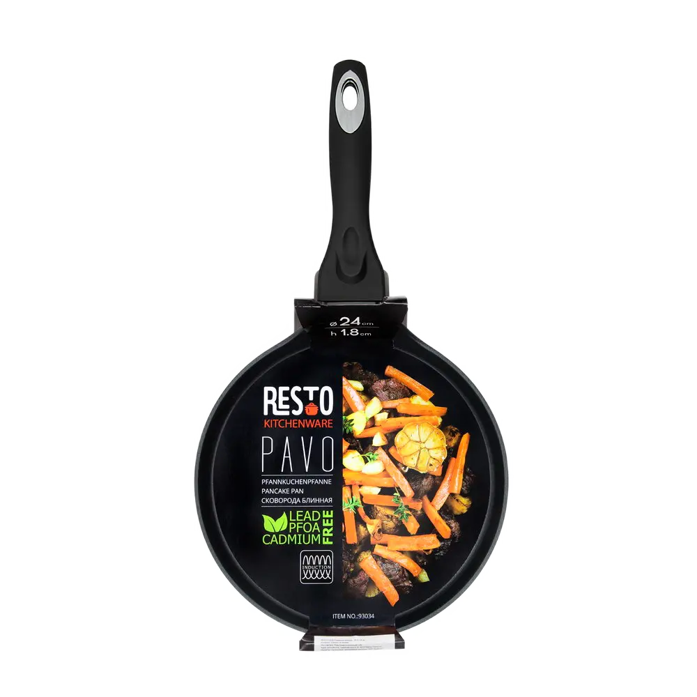 Блинная сковорода RESTO Pavo PAVO Чёрный