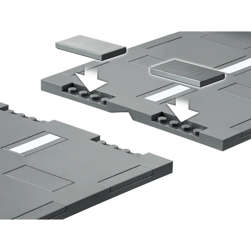 Constructor LEGO Road Plates Gri