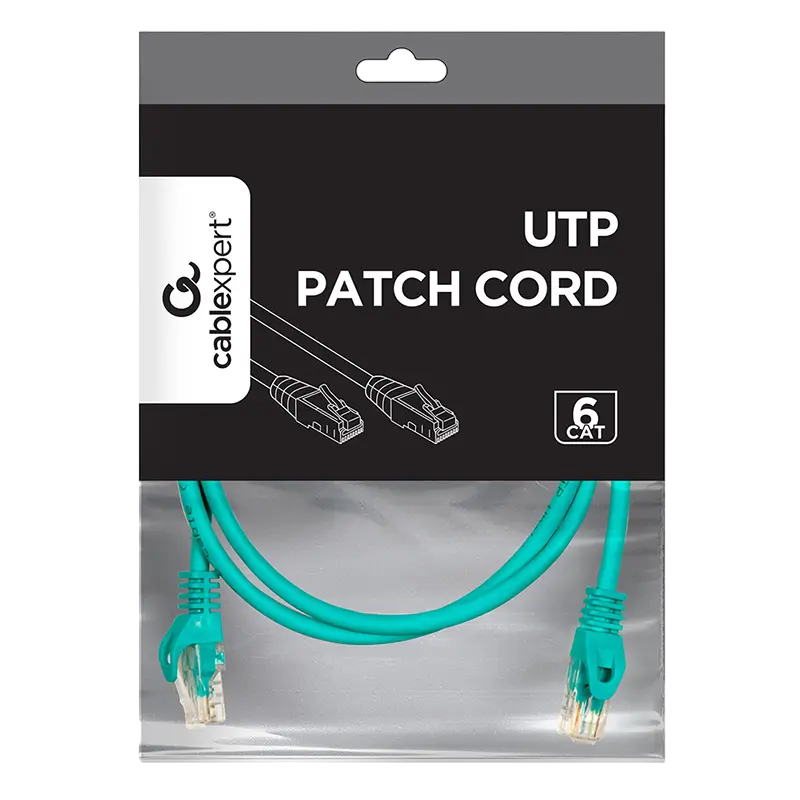 Патч-корд Cablexpert PP6U-1M/G Зелёный