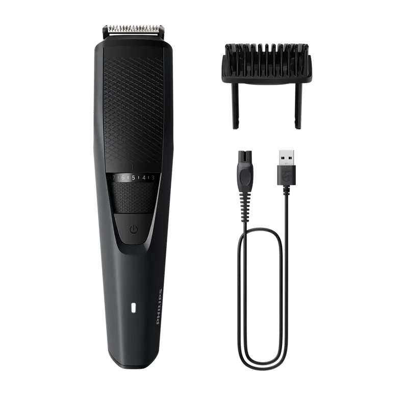 Мужской Триммер Philips Beardtrimmer Series 3000 Чёрный