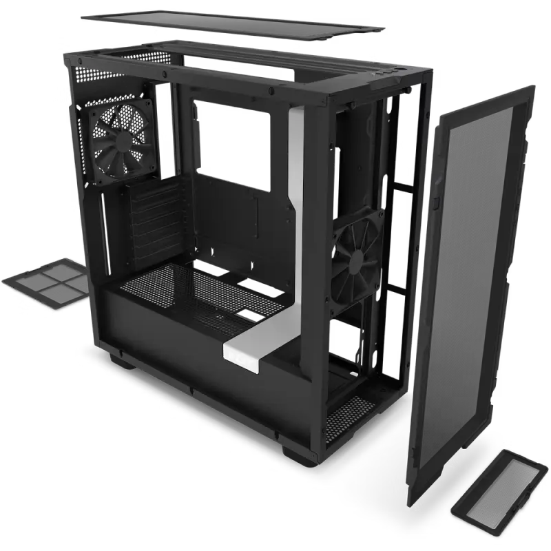 Carcasă PC NZXT H7 Flow Midi-Tower Alb