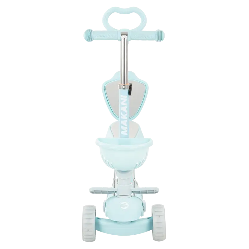 Trotinetă cu 3 roți pentru copii Makani BonBon Albastru deschis