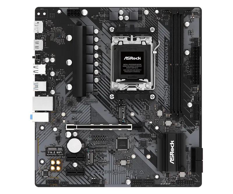 Материнская плата ASRock A620M-HDV/M.2+ AM5 Micro-ATX