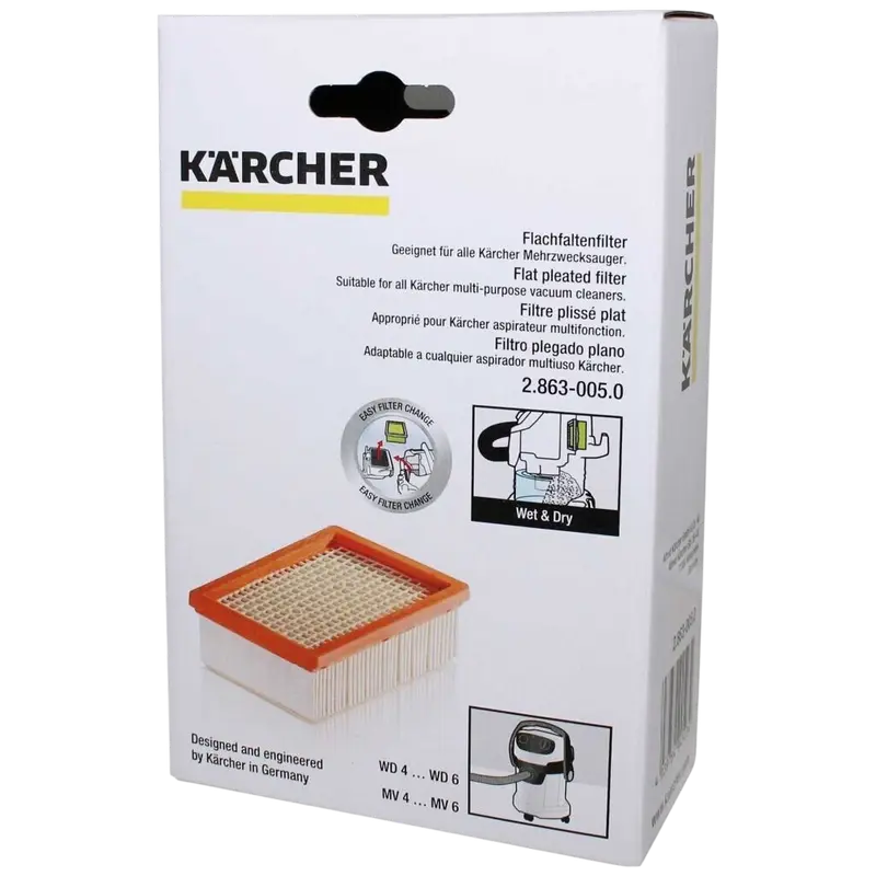 Фильтр для пылесоса Karcher 2.863-005.0