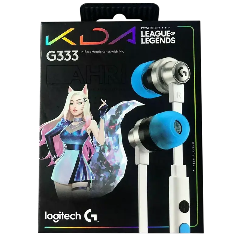 Наушники Logitech G333 Белый/Синий