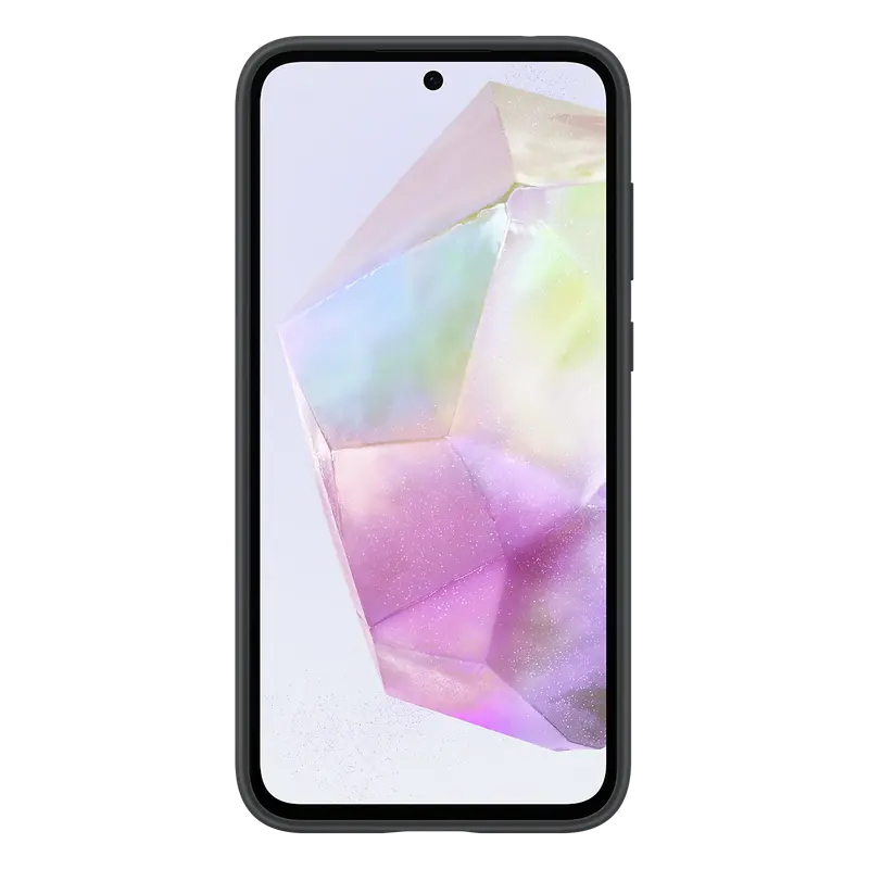 Чехол Samsung Galaxy A35 Silicone Cover Clear Чёрный
