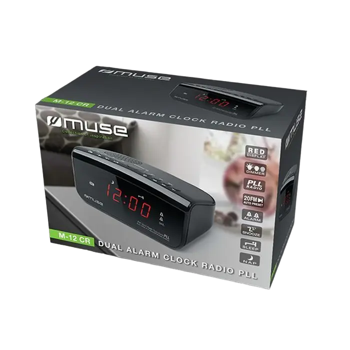 Radio portabil MUSE M-12 CR Negru