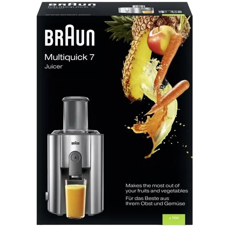 Соковыжималка Braun MultiQuick 7 Нержавеющая сталь